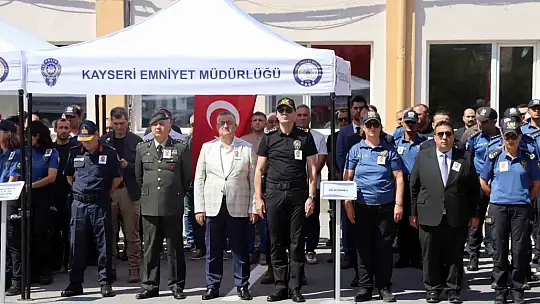 Merhum polis babasını asker selamı ile uğurladı