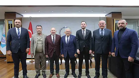 MHP Kayseri heyetinden Başkan Büyükkılıç'a ziyaret
