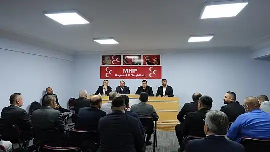 MHP Kayseri Teşkilatından İstişare Toplantısı