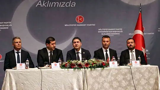 MHP Kocasinan İlçe Başkanlığı'nın olağan ilçe kongresi gerçekleştirildi