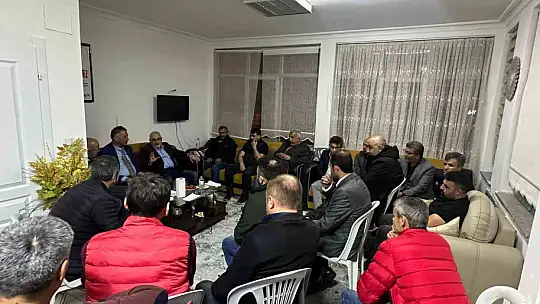 Milletvekili Cıngı, bina görevlileri ile bir araya geldi