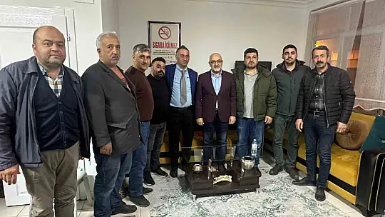 Milletvekili Cıngı, bina görevlileri ile bir araya geldi