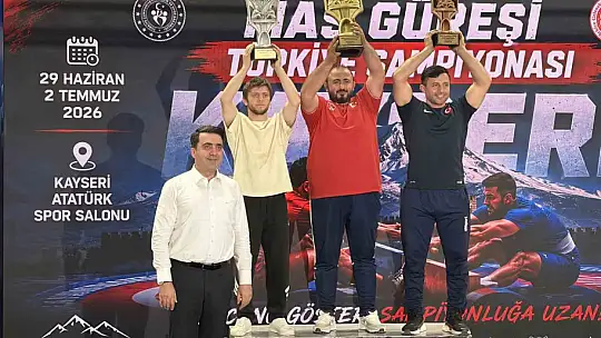 Minikler ve Yıldızlar Mas Güreşi Türkiye Şampiyonası Kayseri'de başladı