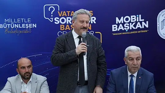 Mobil Başkan ile Kocatepe Mahallesi'nde gönül buluşması