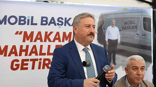 Mobil Başkan Tınaztepe'de ilgiyle karşılandı