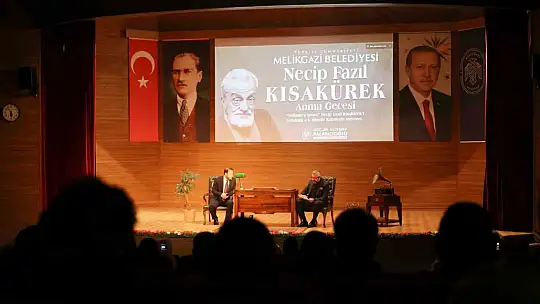 Necip Fazıl Kısakürek, Melikgazi'de şiirleriyle anıldı