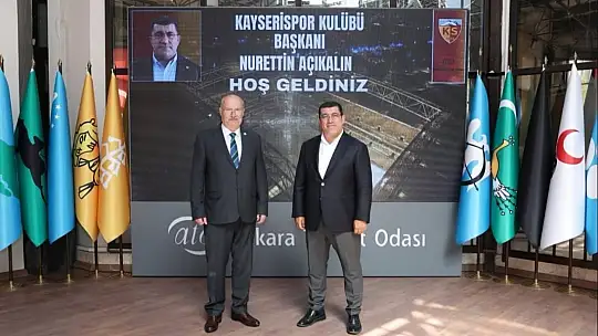 Nurettin Açıkalın'dan ATO Başkanı Baran'a ziyaret