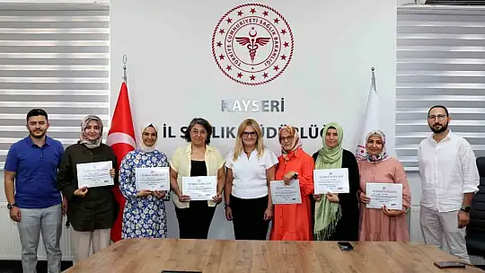 Obeziteyle mücadelede başarılı aile hekimlerine teşekkür belgesi