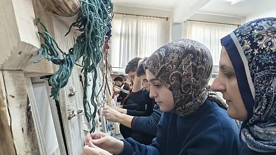 Öğrenciler ilçenin geleneğini okulda yaşatıyor