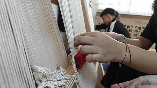 Öğrenciler ilçenin geleneğini okulda yaşatıyor