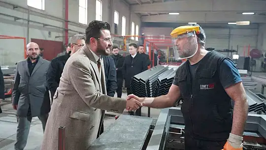 Okandan'dan OSB'de net mesaj: 'Üreten Kayseri, güçlü Türkiye'