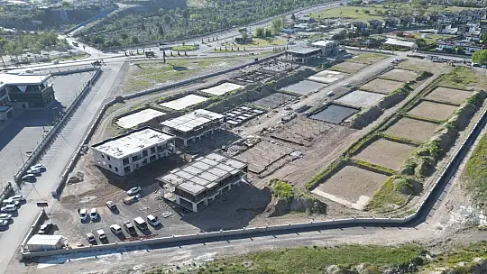 Örnek bir yaşam alanı Melikgazi'de hızla yükseliyor
