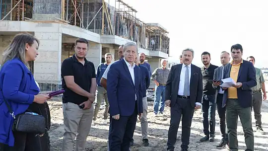 Örnek bir yaşam alanı Melikgazi'de hızla yükseliyor