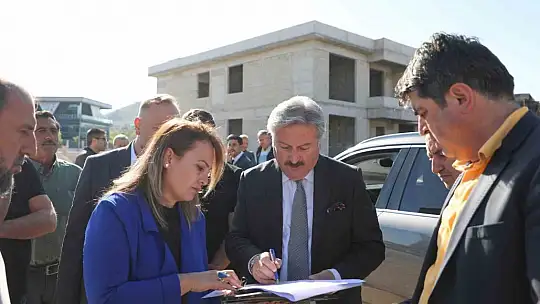 Örnek bir yaşam alanı Melikgazi'de hızla yükseliyor