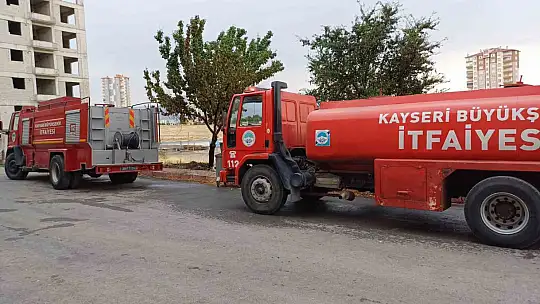 Ot yangını büyümeden söndürüldü