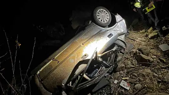 Otomobil 200 metre yükseklikten vadiye uçtu: 1 ölü