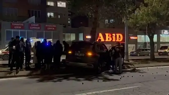 Otomobil refüjdeki ağaca çarptı: 1 yaralı