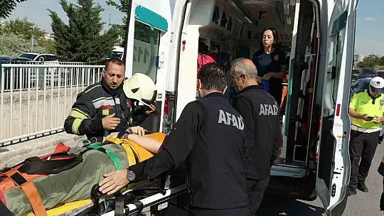 Otomobil sulama kanalına düştü, ekipler yaralı için seferber oldu