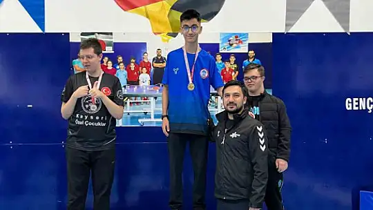 Özel sporcudan il şampiyonluğu