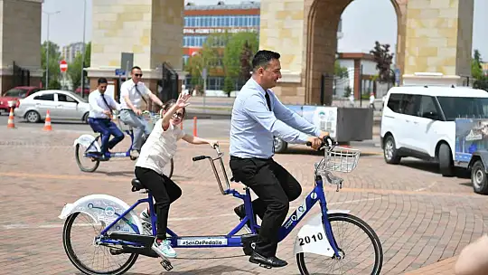 Özel vatandaşlar, ilk kez bisiklet sürdü