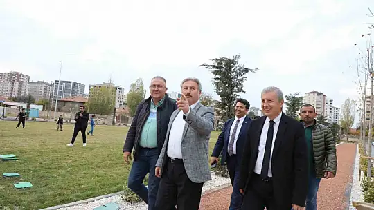 Parkların ve yeşil alanların belediyesi Melikgazi'den Yıldırım Beyazıt'a iki park daha