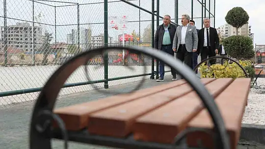 Parkların ve yeşil alanların belediyesi Melikgazi'den Yıldırım Beyazıt'a iki park daha