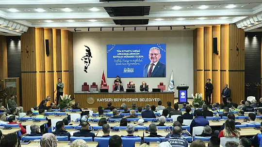 Personeliyle bayramlaşan Başkan Büyükkılıç: 'Kayseri Büyükşehir bir marka'