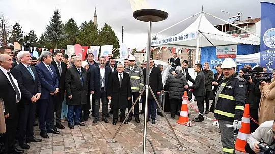 Pınarbaşı doğalgaza kavuştu