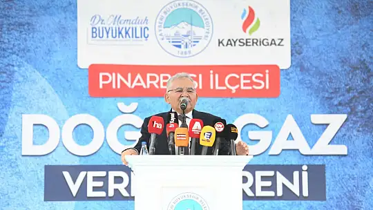 Pınarbaşı doğalgaza kavuştu