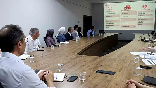 Pınarbaşı'ndaki sağlık hizmetleri masaya yatırıldı