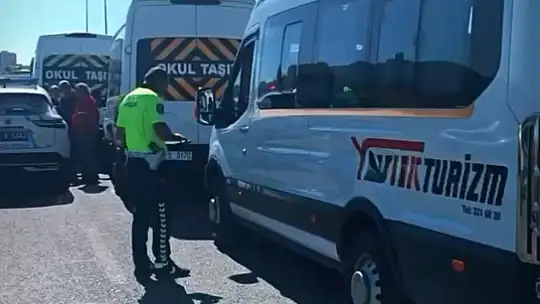 Polis ekiplerinden okul servislerine denetim: 826 servis kontrol edildi