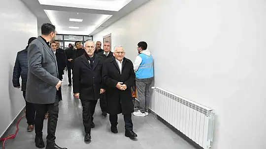 Protokolden Kayseri Yeşilay Uyuşturucuyla Mücadele Rehabilitasyon Merkezi'ni ziyaret etti