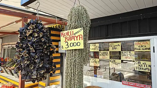 Ramazan'ın gözdesi bamya tezgahlarda