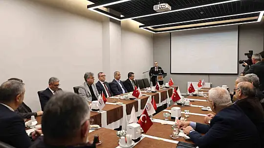 Rektör Altun'dan KAYSO yönetimine 'bilgilendirme toplantısı'