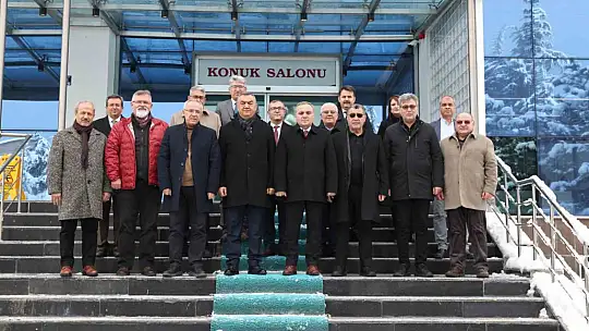 Rektör Altun'dan KAYSO yönetimine 'bilgilendirme toplantısı'