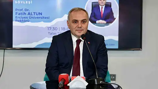 Rektör Prof. Dr. Altun, Marifet Mektebi öğrencileri ile bir araya geldi