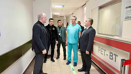 Rektör Prof. Dr. Altun, PET - BT Ünitesinin yenileme çalışmalarını inceledi