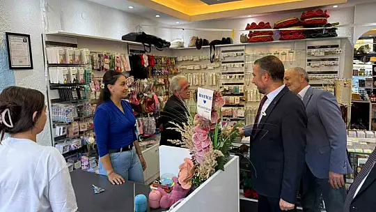 Saadet Partisi heyetinden Yahyalı'da esnaf ziyaretleri