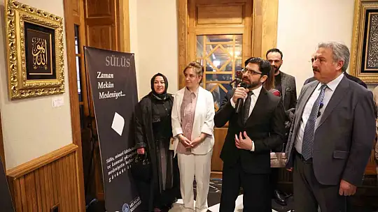 Sanatın merkezi 'Sanat Melikgazi' hat sergisine ev sahipliği yapıyor