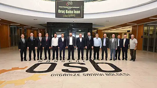 Sanayi ve Teknoloji Bakan Yardımcısı Oruç Baba İnan ORAN Kalkınma Ajansı'nı ziyaret etti