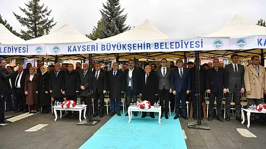 Sarız'da doğal gaz ateşi yandı