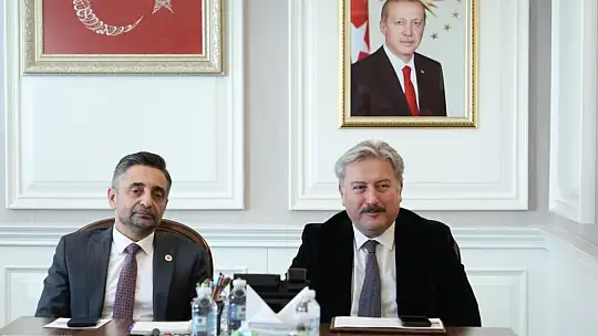 Savunma sanayii heyeti Havacılık Ve Uzay Bilimleri Lisesi için Melikgazi'de toplandı