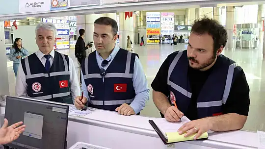 Şehirlerarası otobüs terminalinde 'fiyat' denetimi