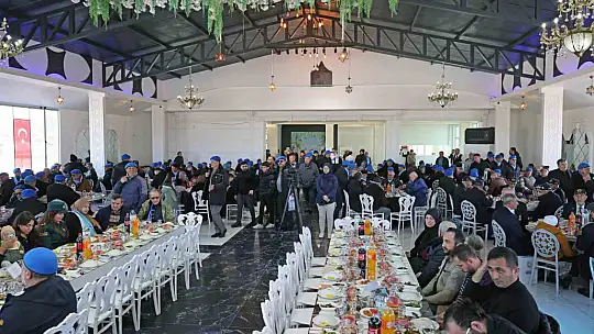 Şehitler hatırasına anlamlı buluşma: Başkan Yalçın'a teşekkür yağmuru