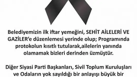 Siyasi parti başkanlarından Adem Şengül'e 'protokol' tepkisi