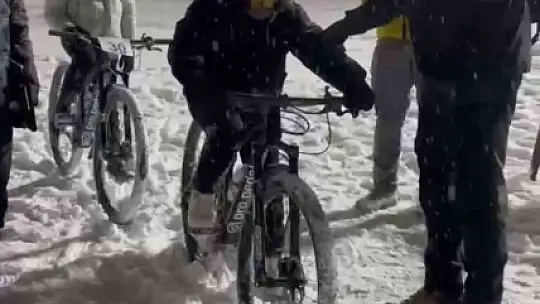 Snowbike Türkiye Şampiyonası'na Kayseri damgası