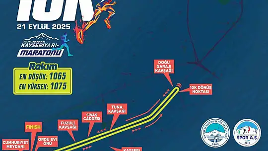 Soğanlı Vadisi Temalı 5'inci Uluslararası Kayseri Yarı Maratonu'nda parkurlar belli oldu