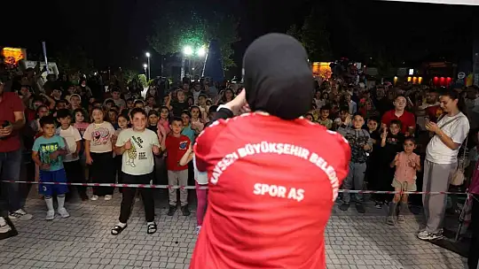 Spor A.Ş. çocuklarla Hacılar'da buluştu