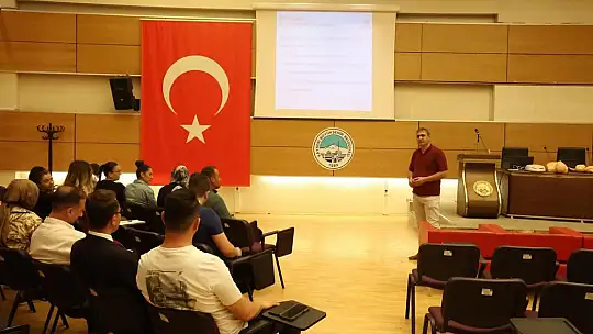 Spor A.Ş. personeline ilk yardım eğitimi verildi