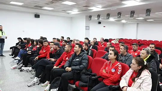 Spor A.Ş. personeline iş sağlığı ve güvenliği eğitimi